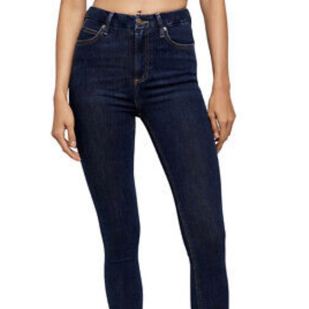 New Free People‎ Montana Dark Wash Denim Skinny Jeans 24